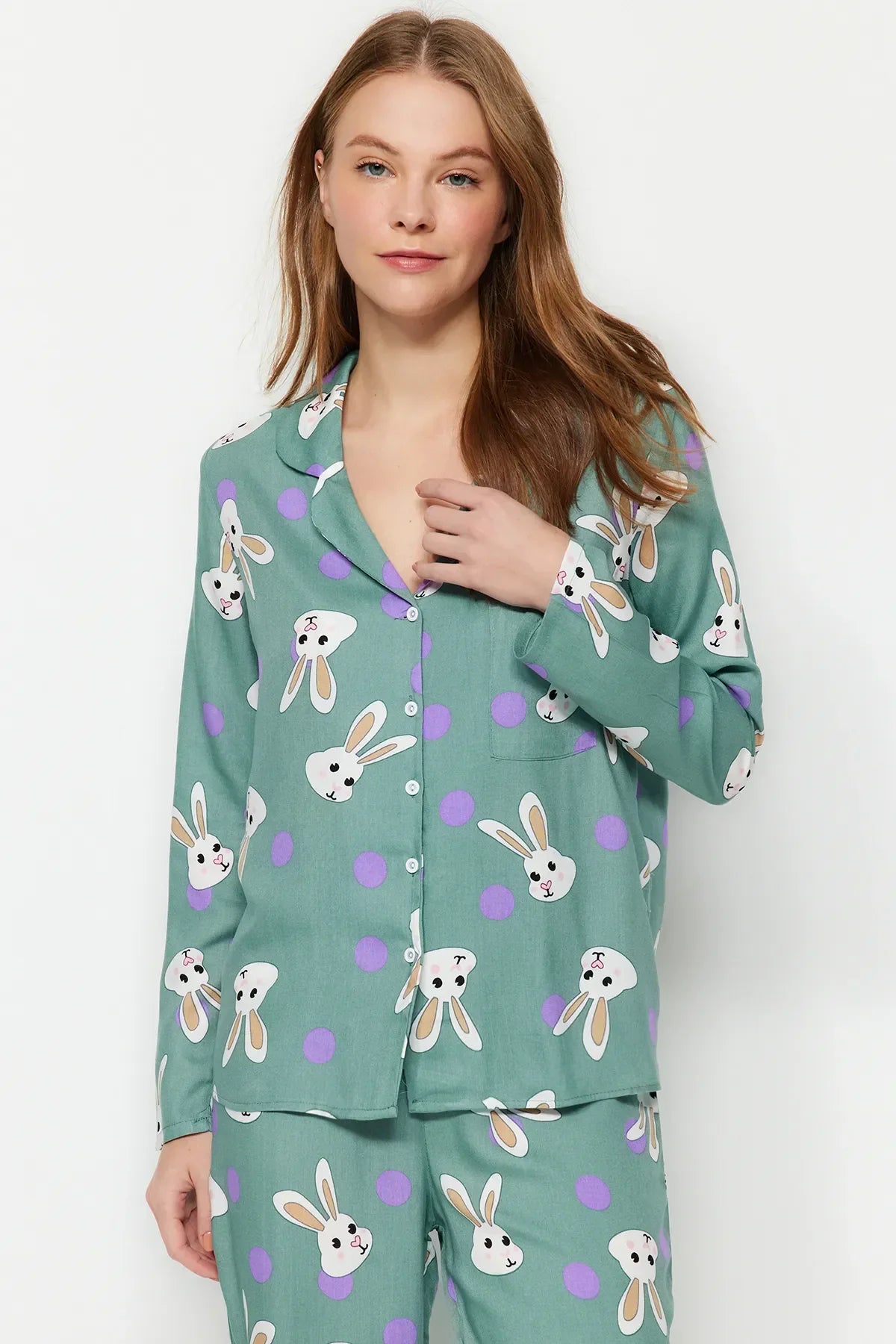 Rabbit Print Viscose
