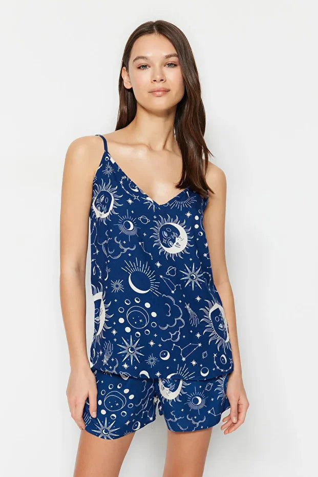 Woven Pajama Set