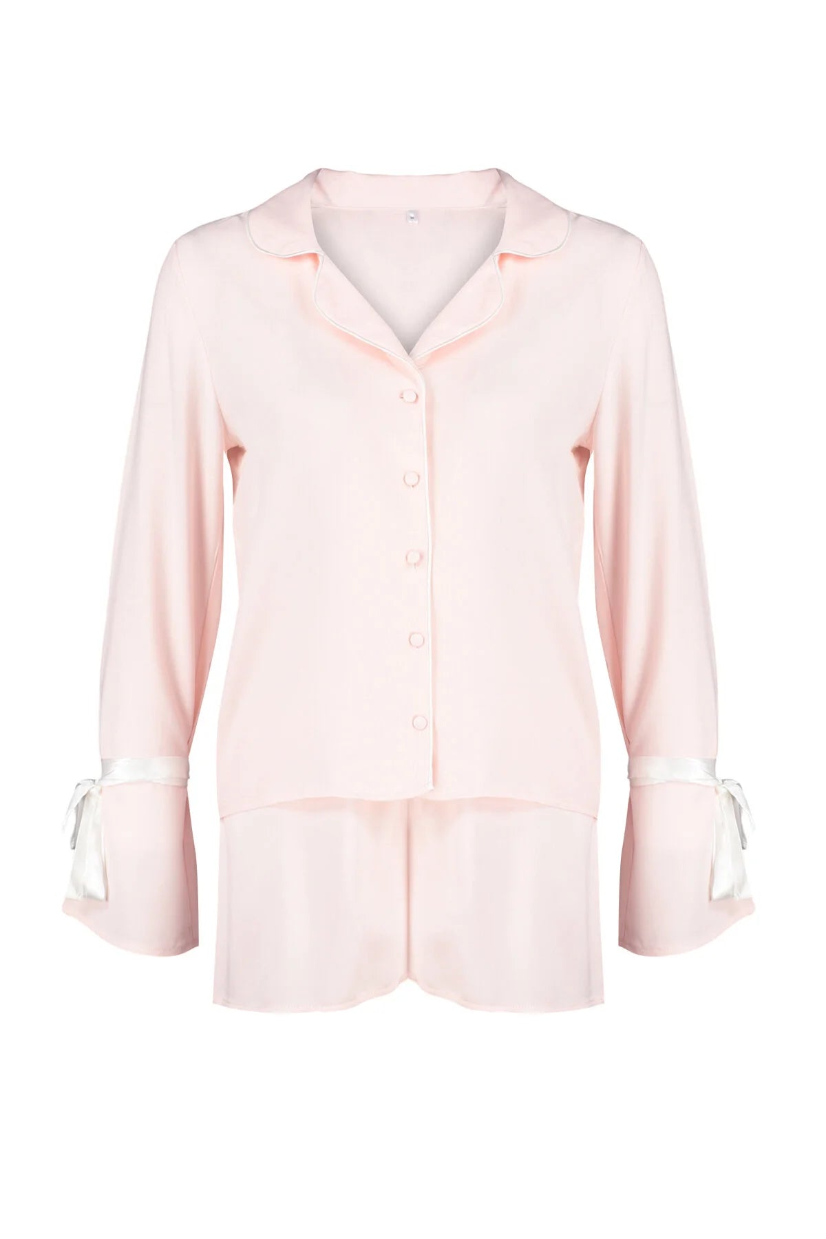 Light Pink Woven Pajamas Set