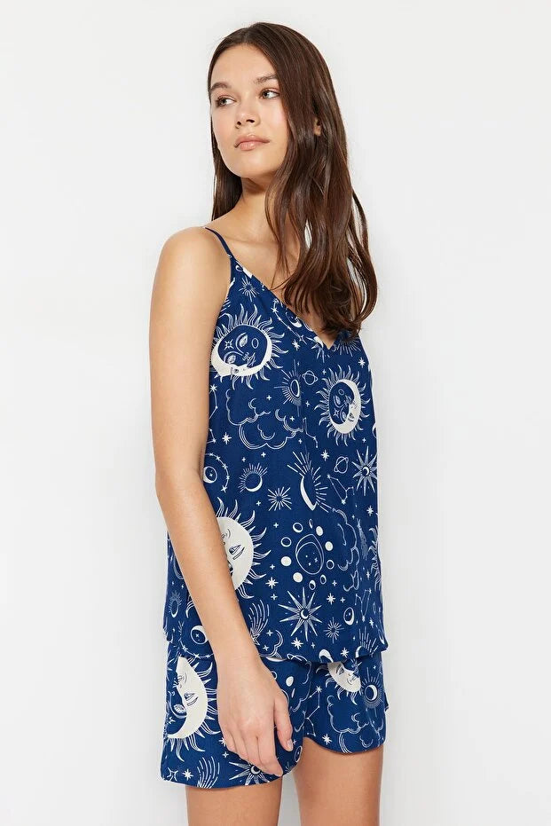 Woven Pajama Set
