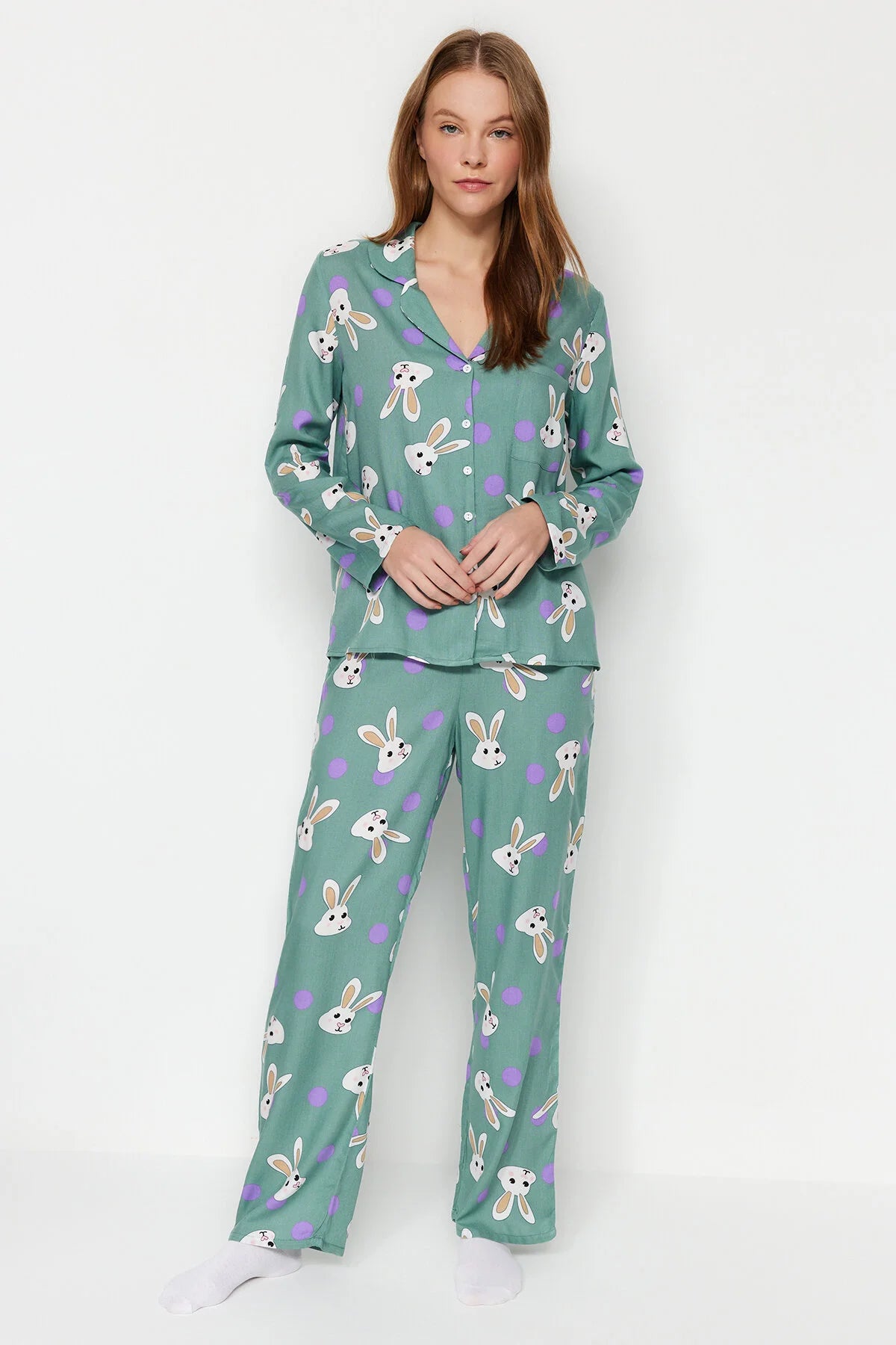 Rabbit Print Viscose