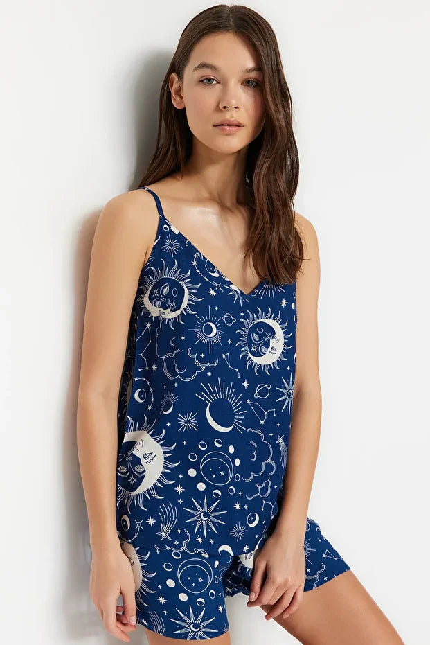 Woven Pajama Set