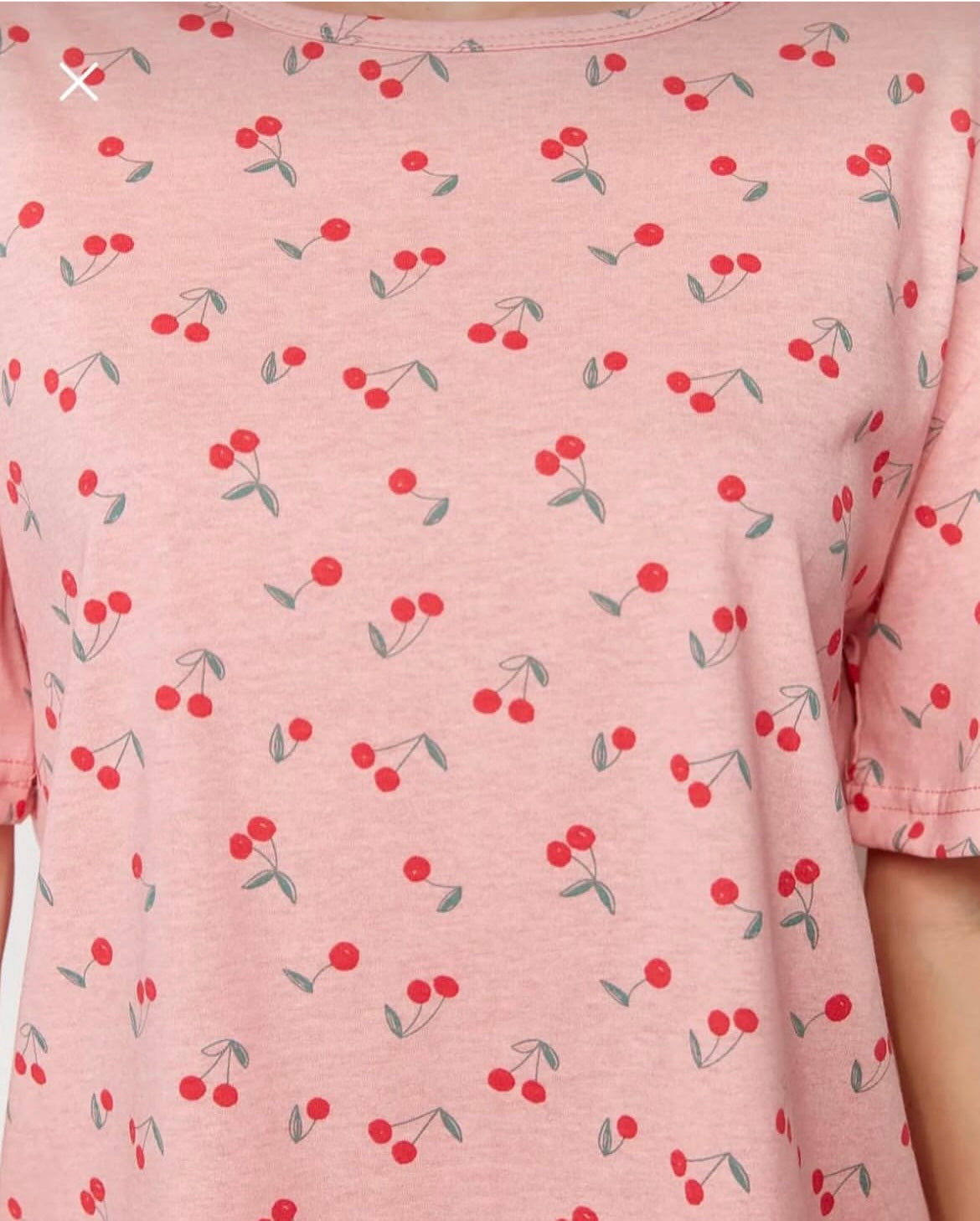 Cotton cherry print