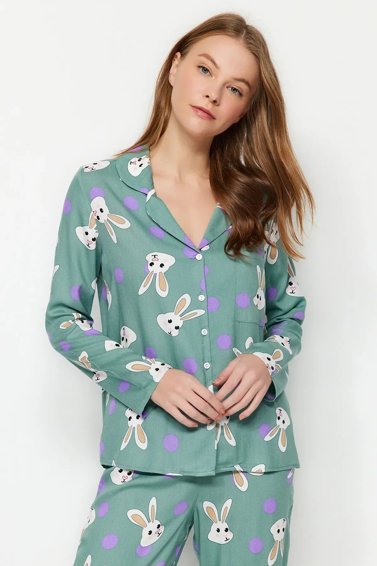 Rabbit Print Viscose