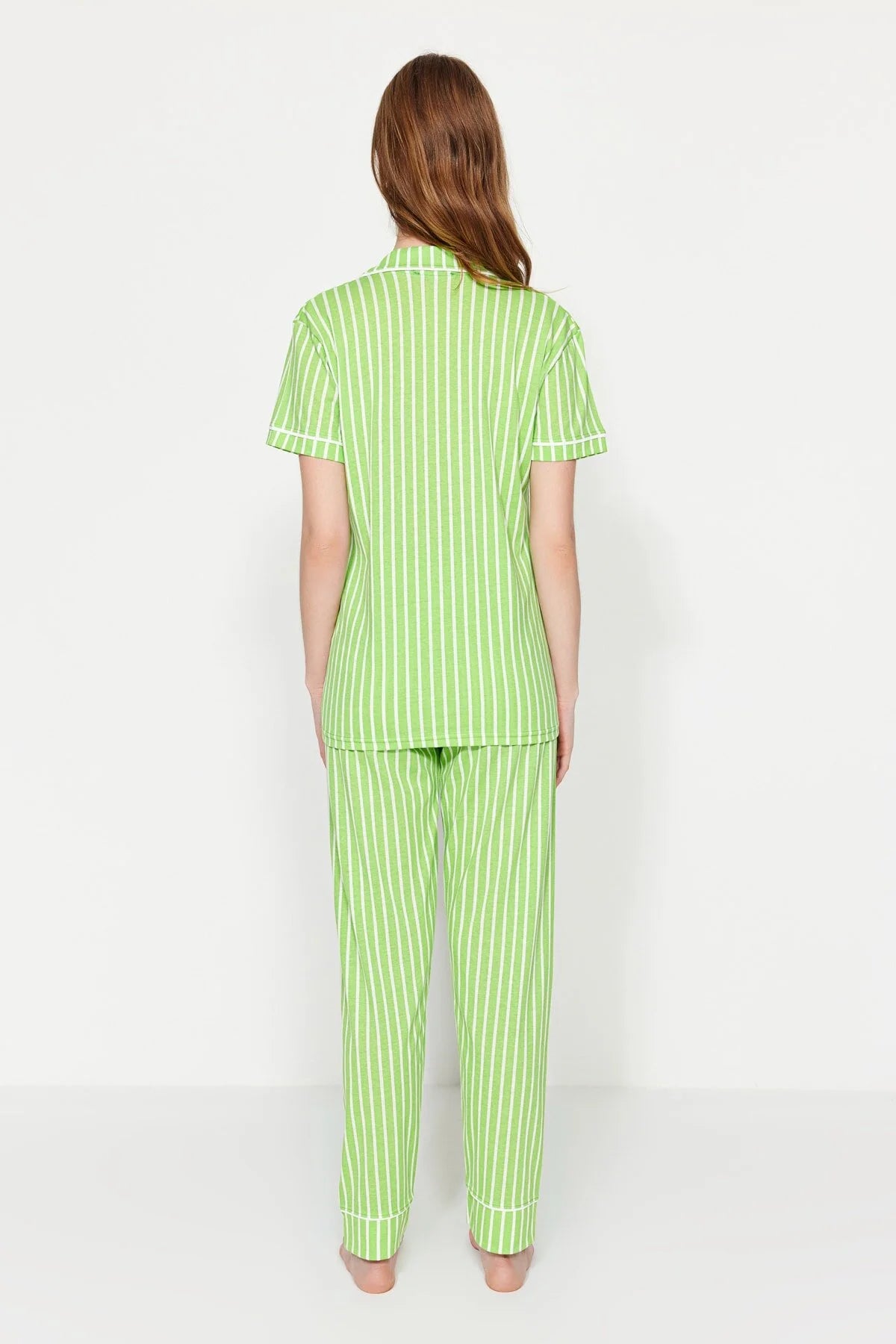 Animal print green Striped