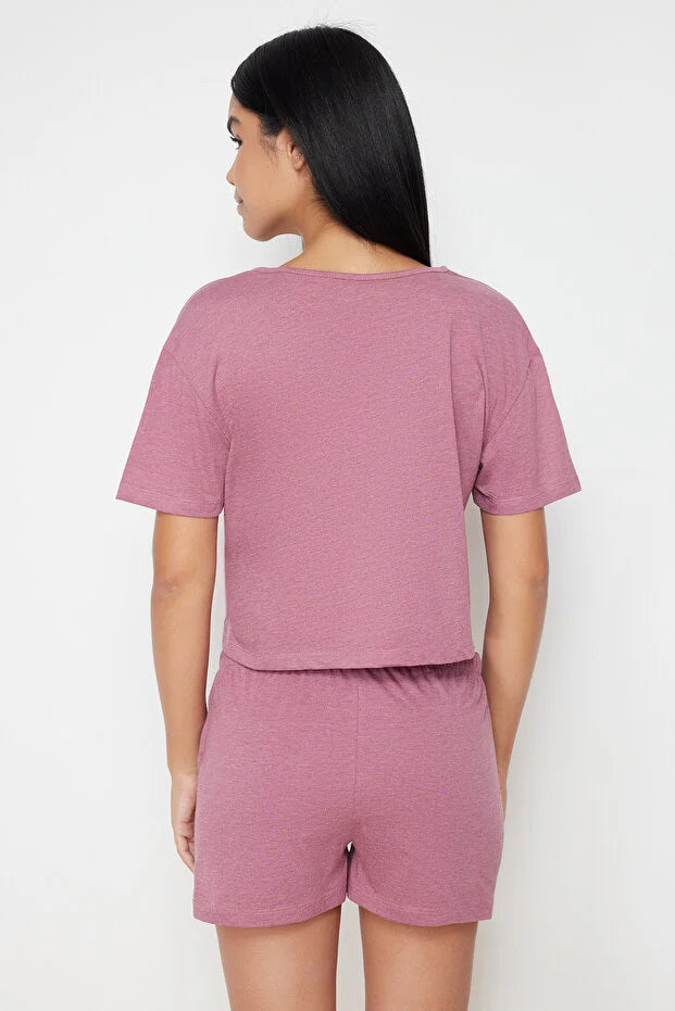 V-Neck pajamas set