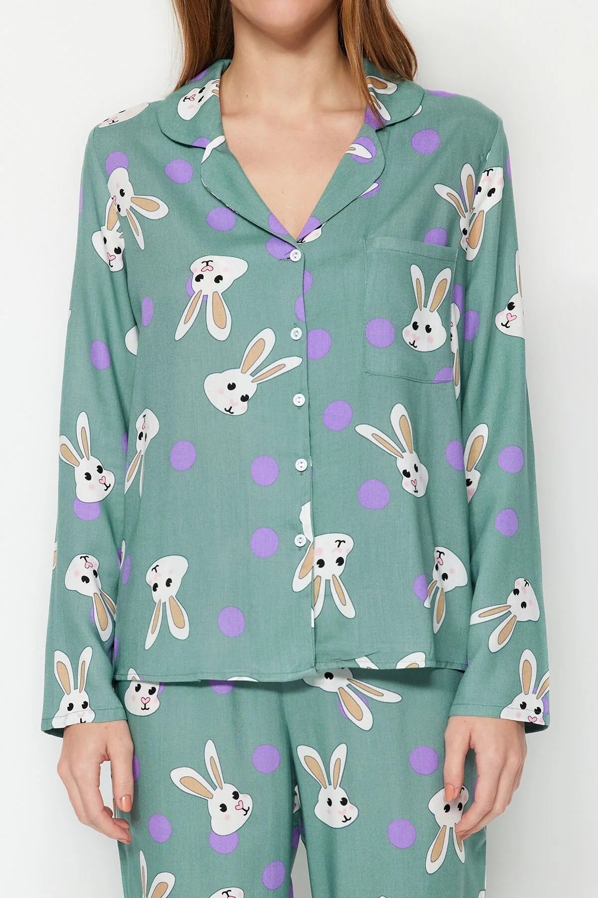 Rabbit Print Viscose