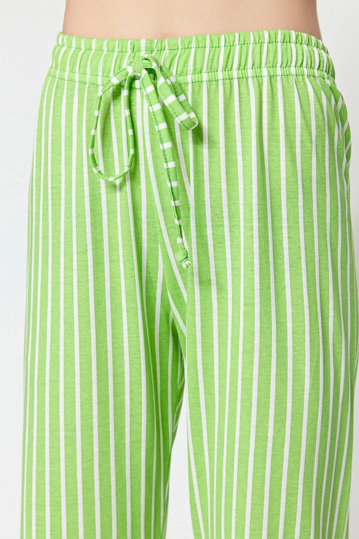 Animal print green Striped