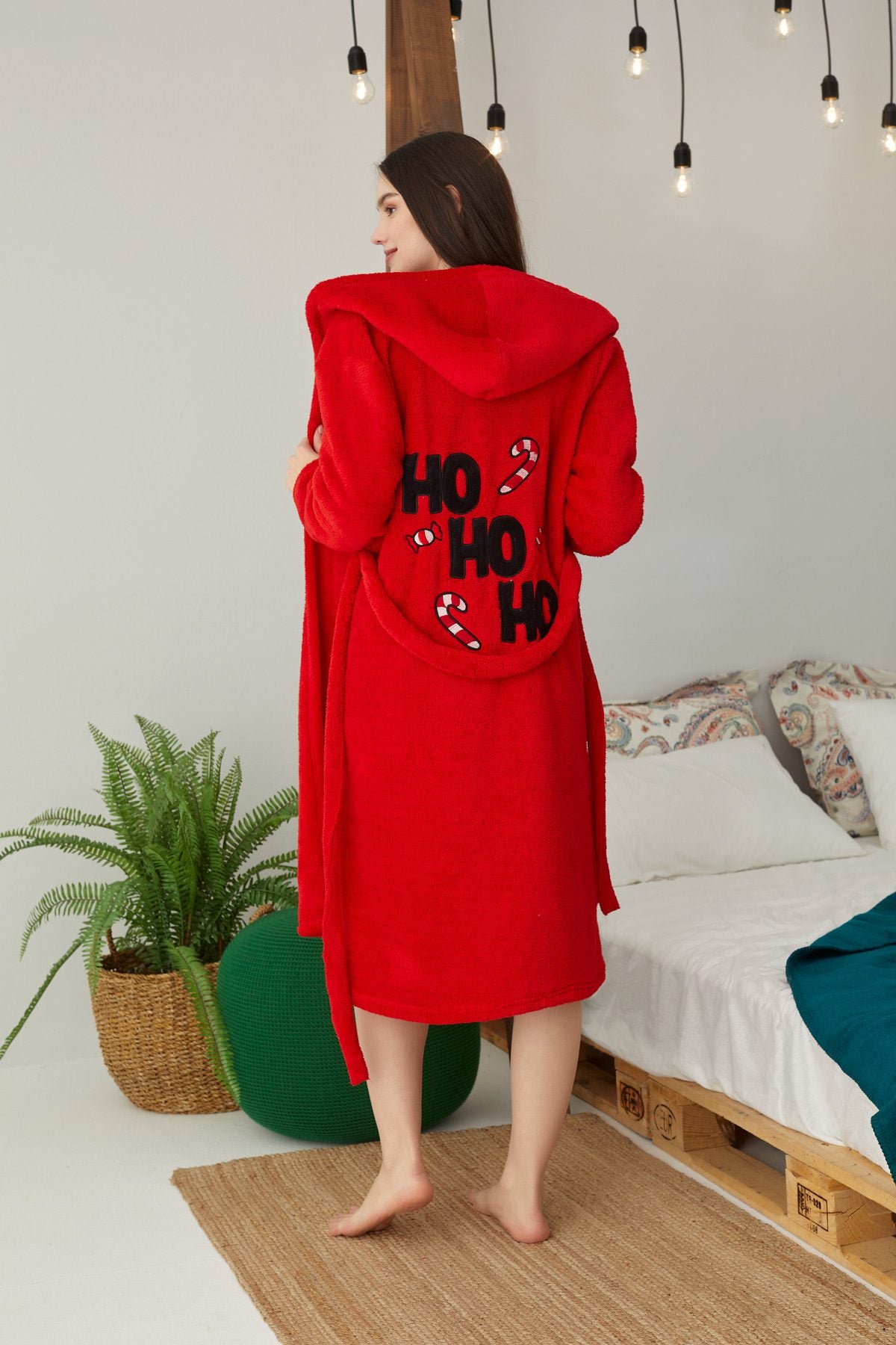 Wellsoft Hooded Dressing Gown