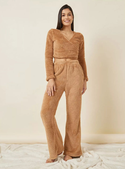 Fleece Wrap Lounge Set