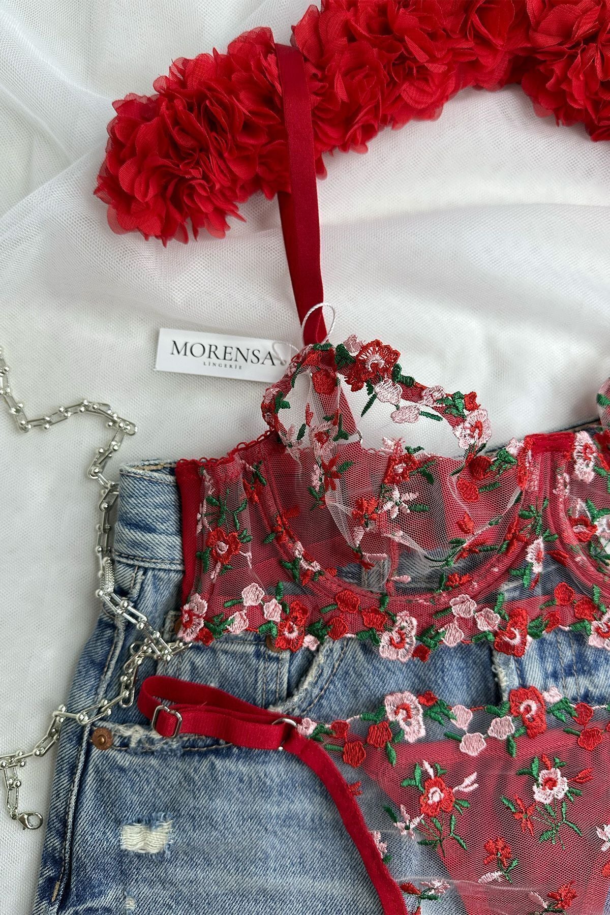 Floral Lace bra set