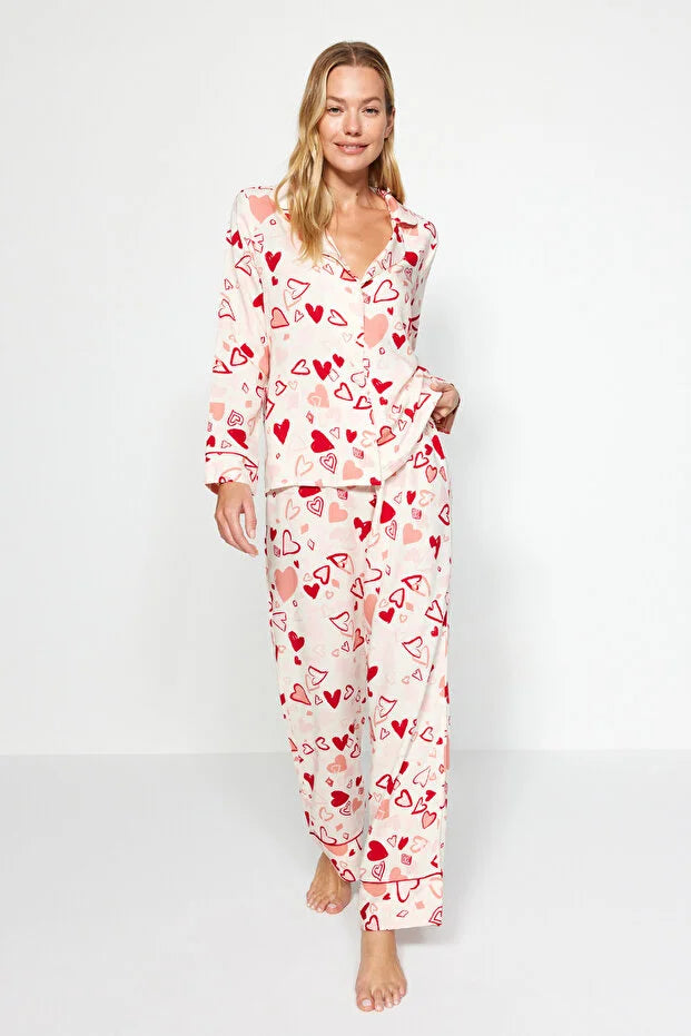Multi Colored Heart Pajama