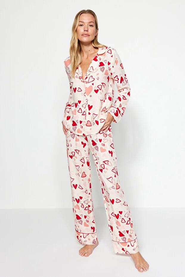 Multi Colored Heart Pajama