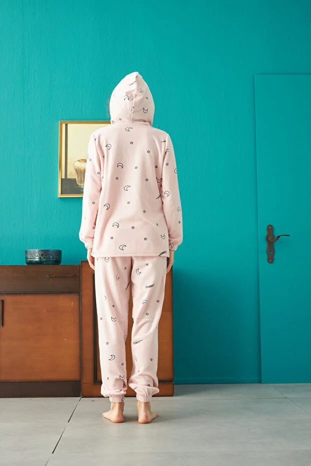 Fleece Hooded Pajama
