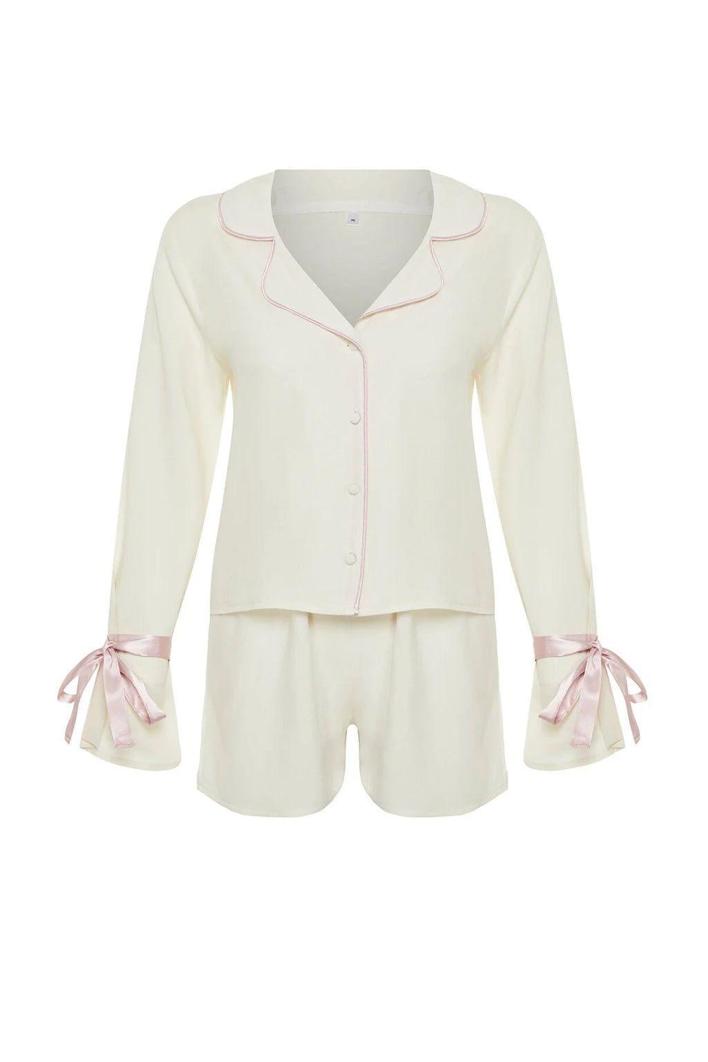 Ecru Laced Ribbon Bow