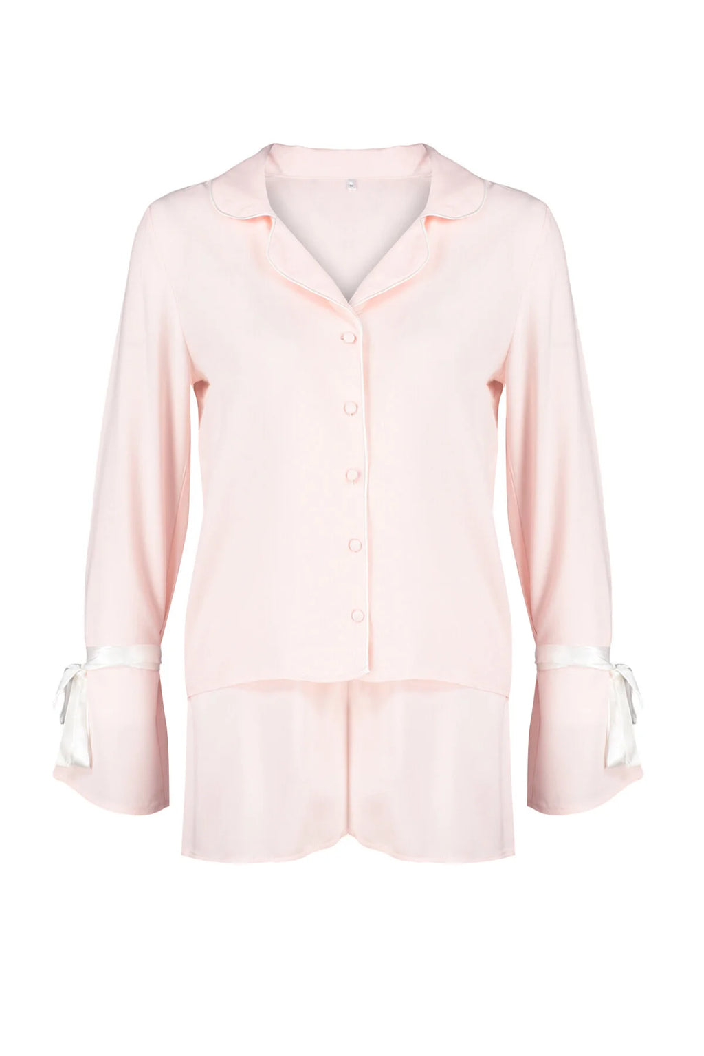 Pink Woven Pajamas Set