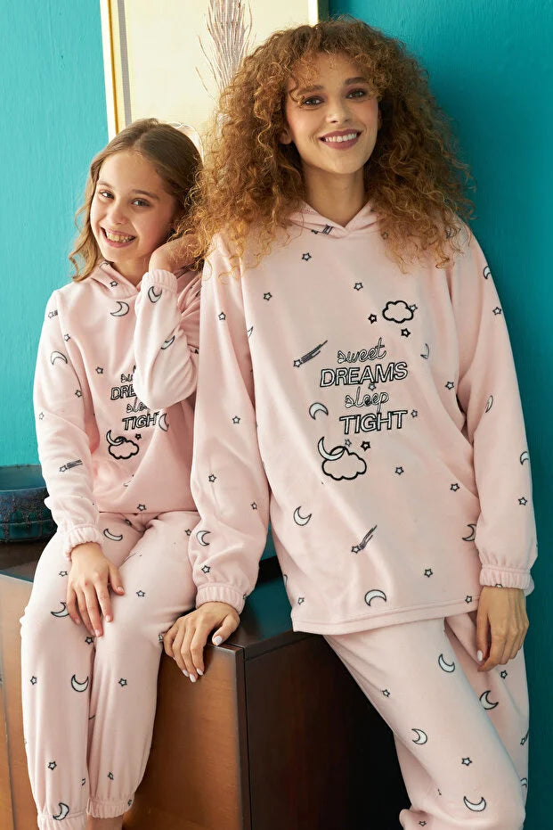 Fleece Hooded Pajama