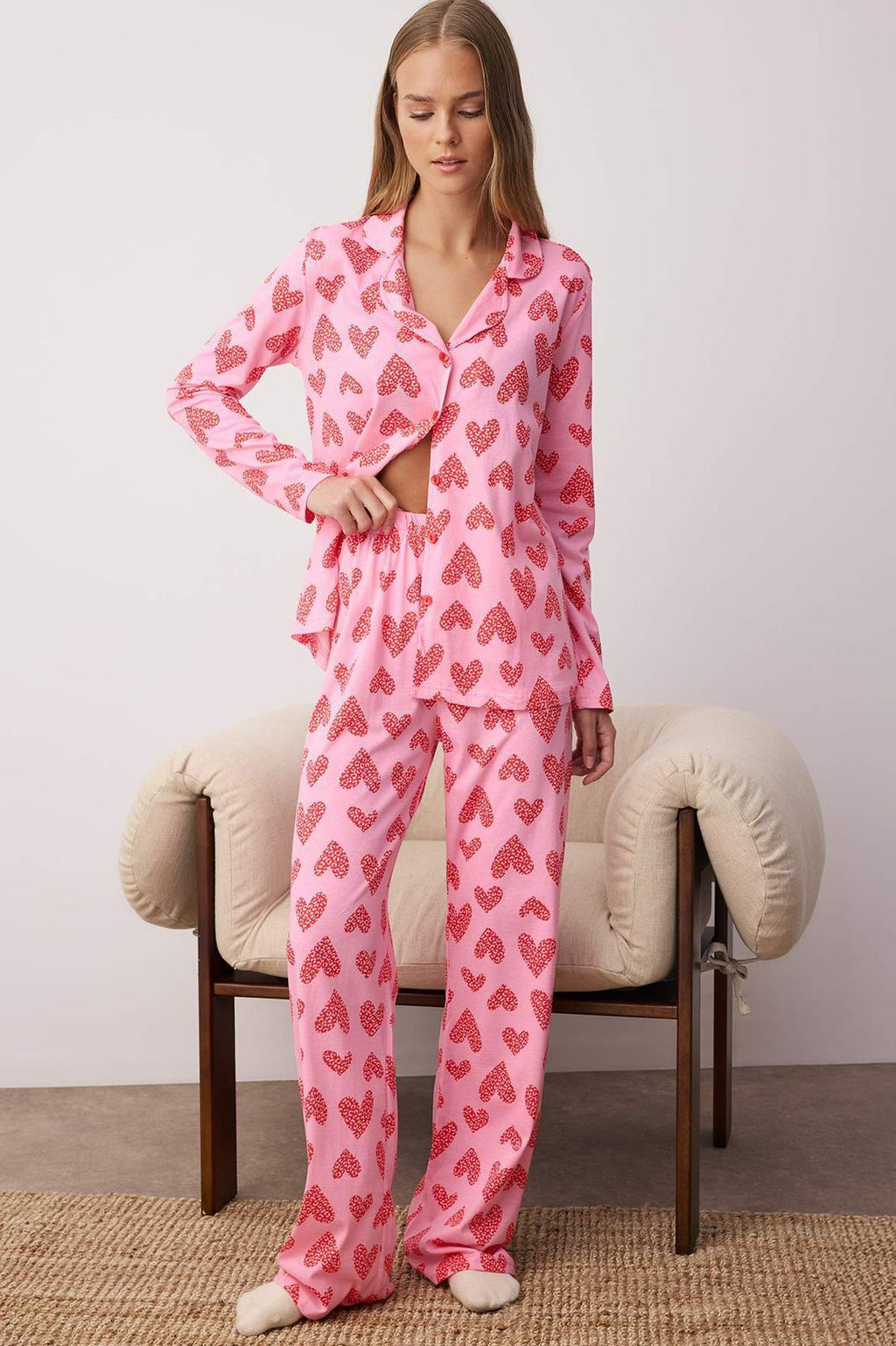 Pink Hearts Pajama