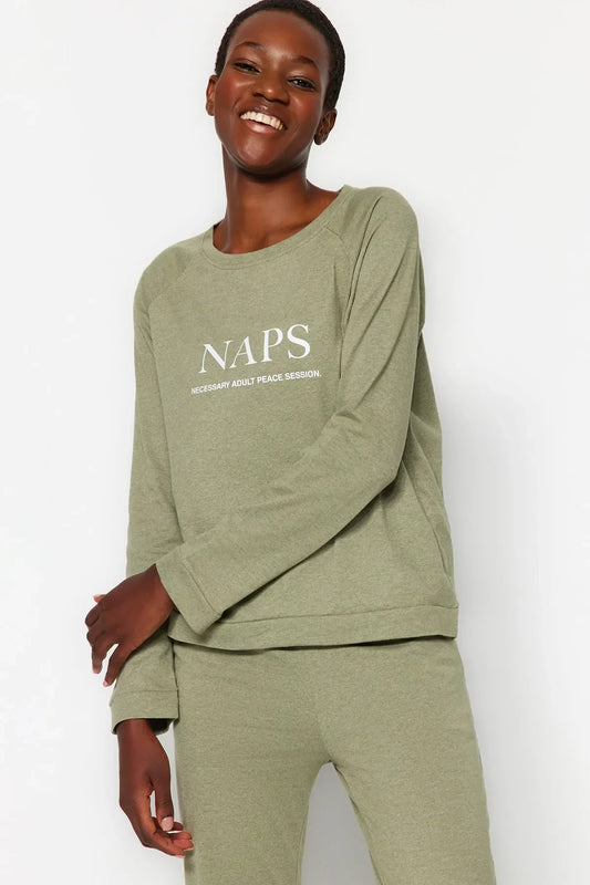 Dark Green Slogan
