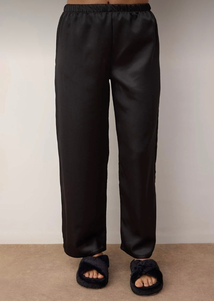 Black 3-Piece Dowry set satin