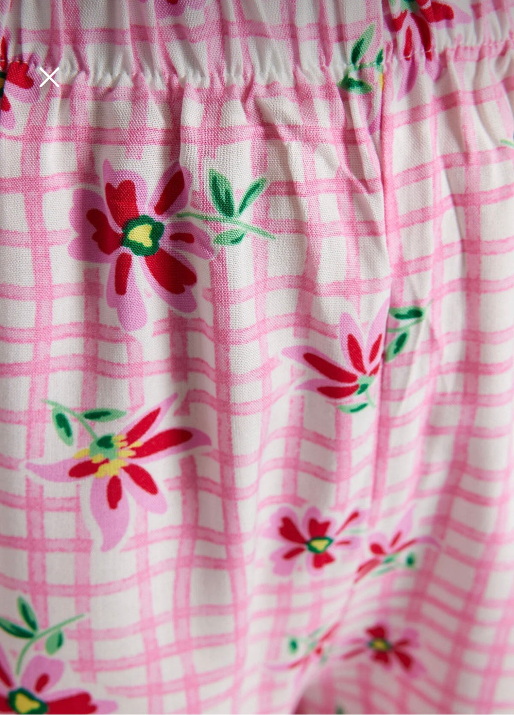 Pink Flora frilly viscous