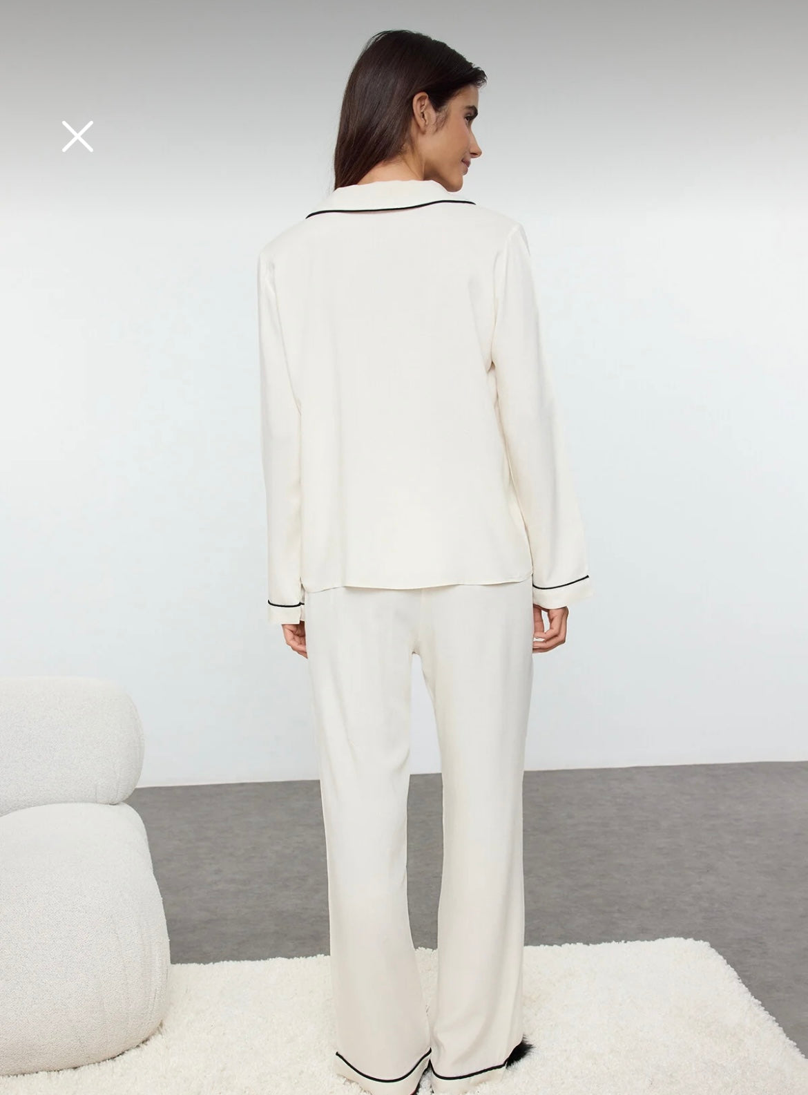 White Heart pajamas set