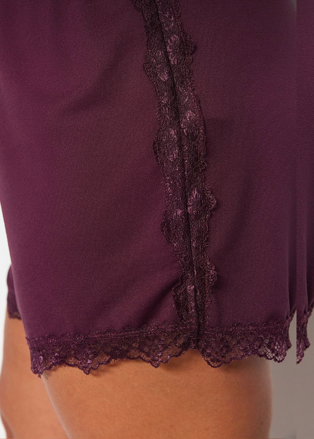 Curve strap knitted pajamas set