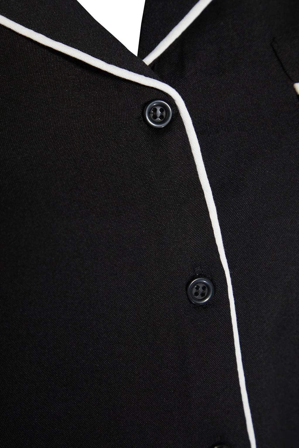 Black Piping Pajama
