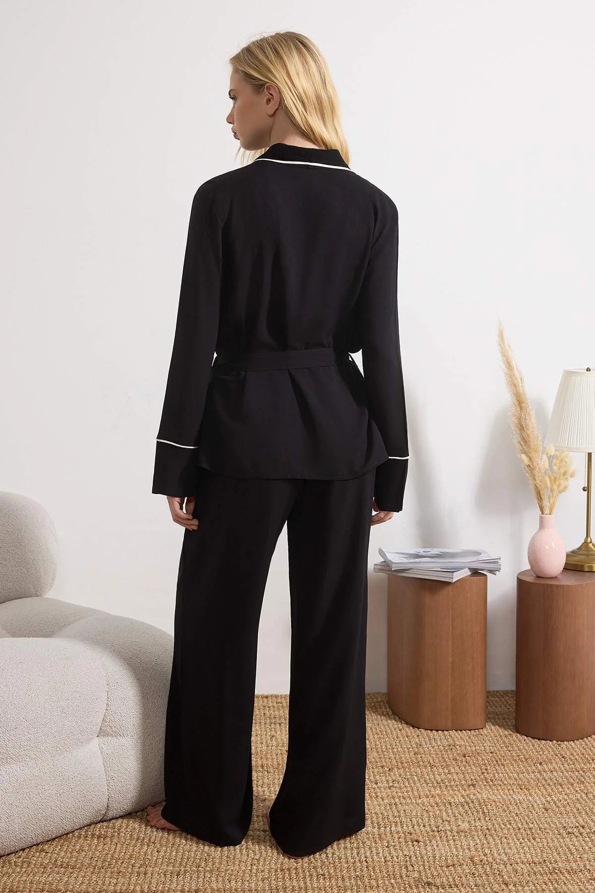 Double Breasted Cut Viscose