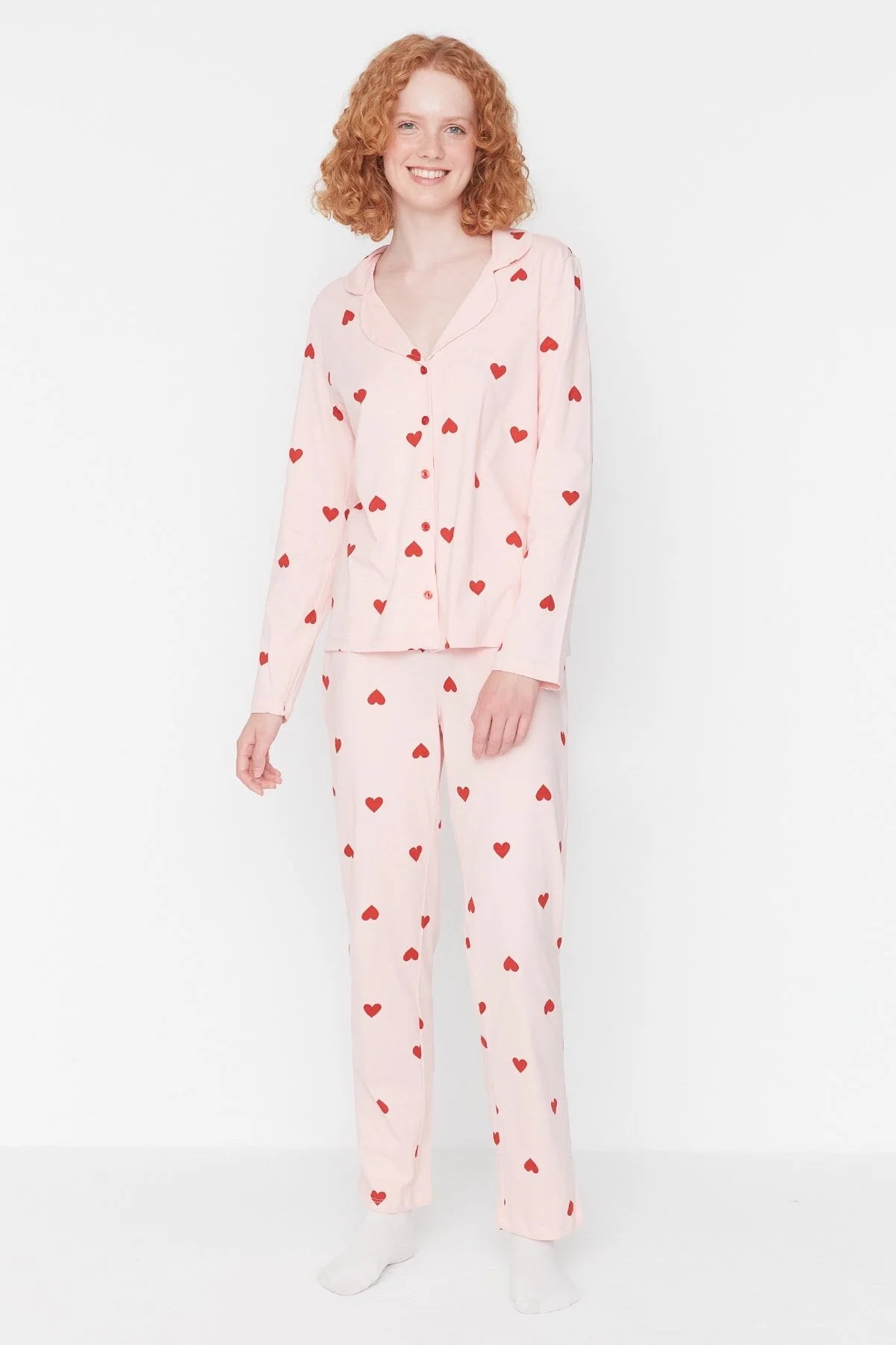pink Heart pajamas set