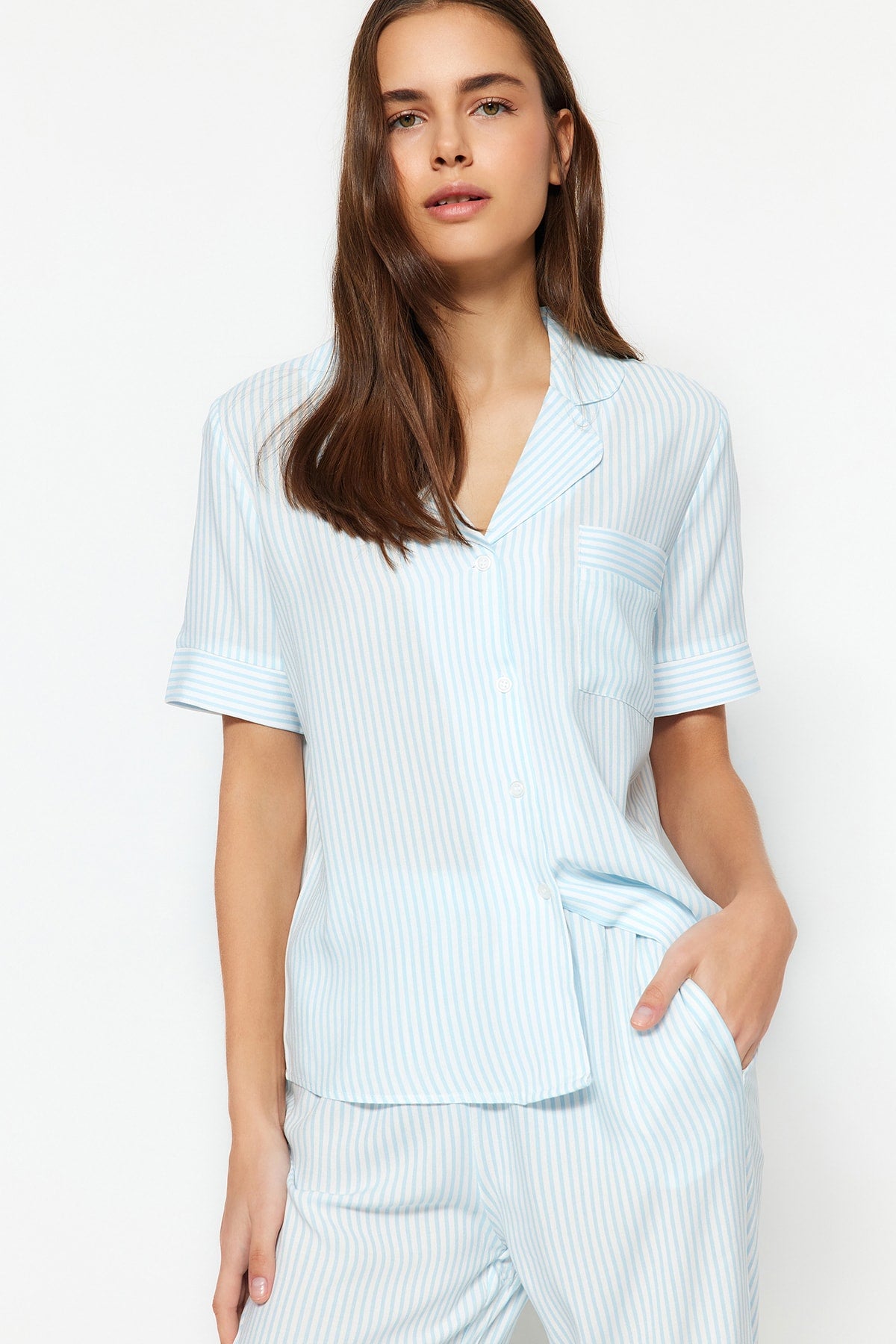 Blue Striped pajama
