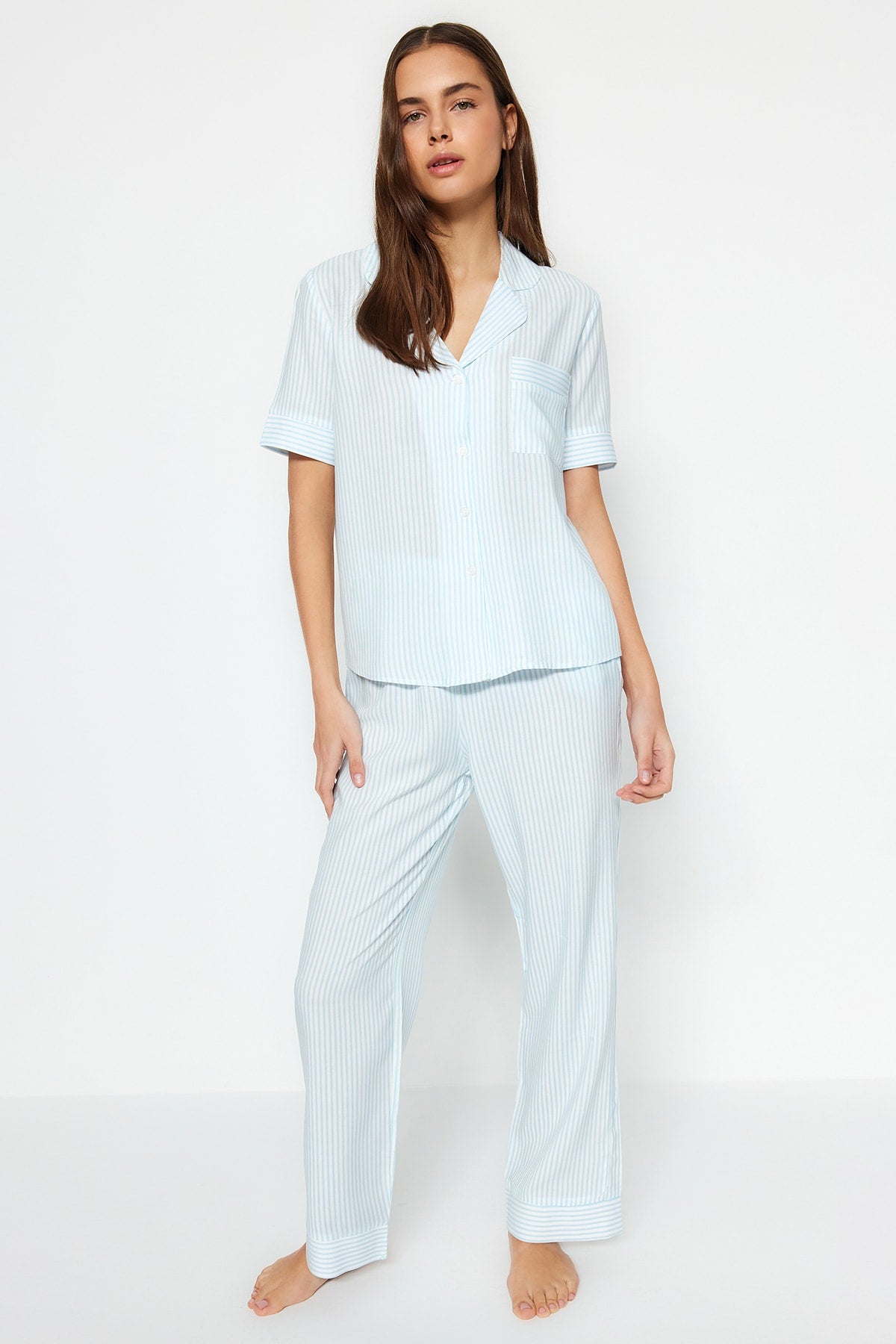 Blue Striped pajama