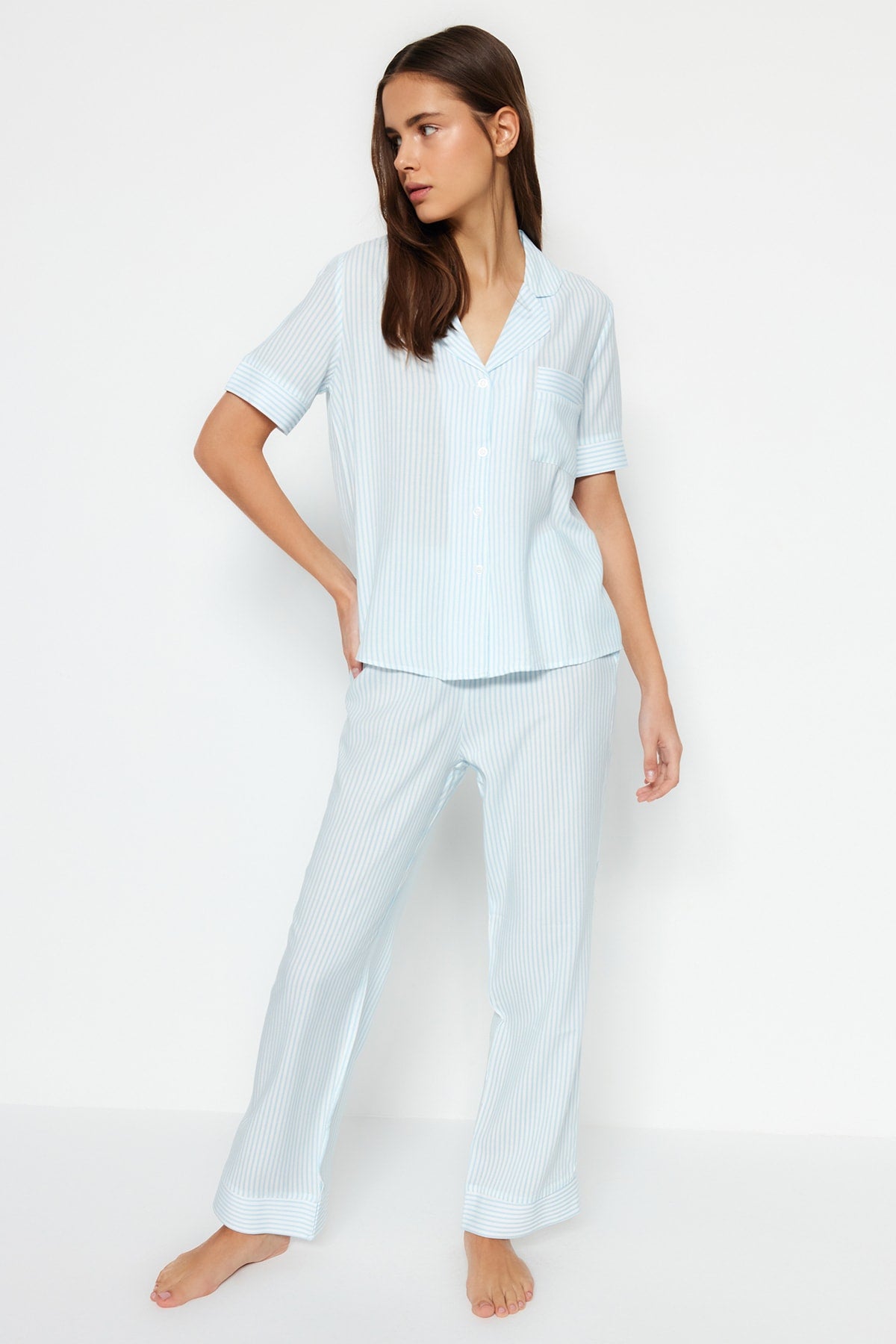 Blue Striped pajama