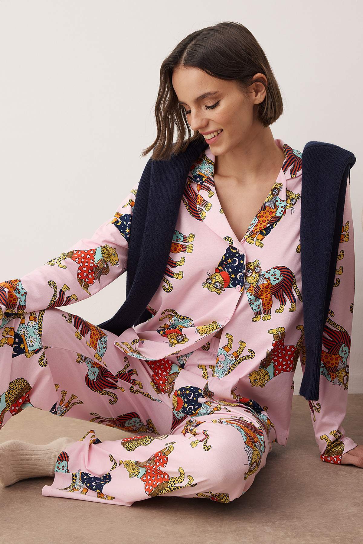 Tiger Pink pajama