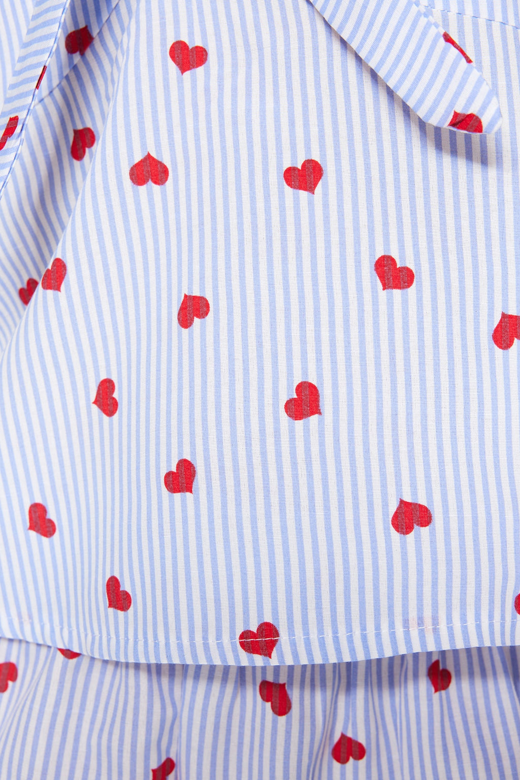 Heart Printed Shorty Pajama