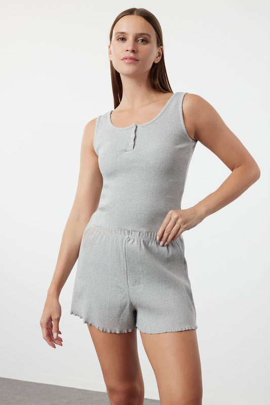 Ribbed Cotton pajama
