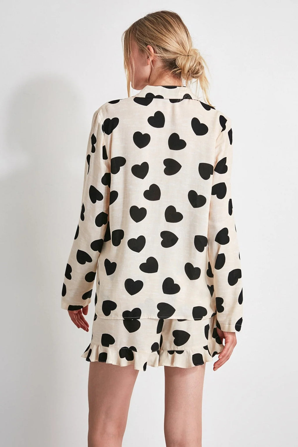 Heart Ruffle Pajama