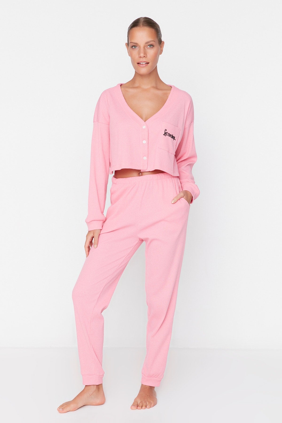 Ribbed Cotton Pajama