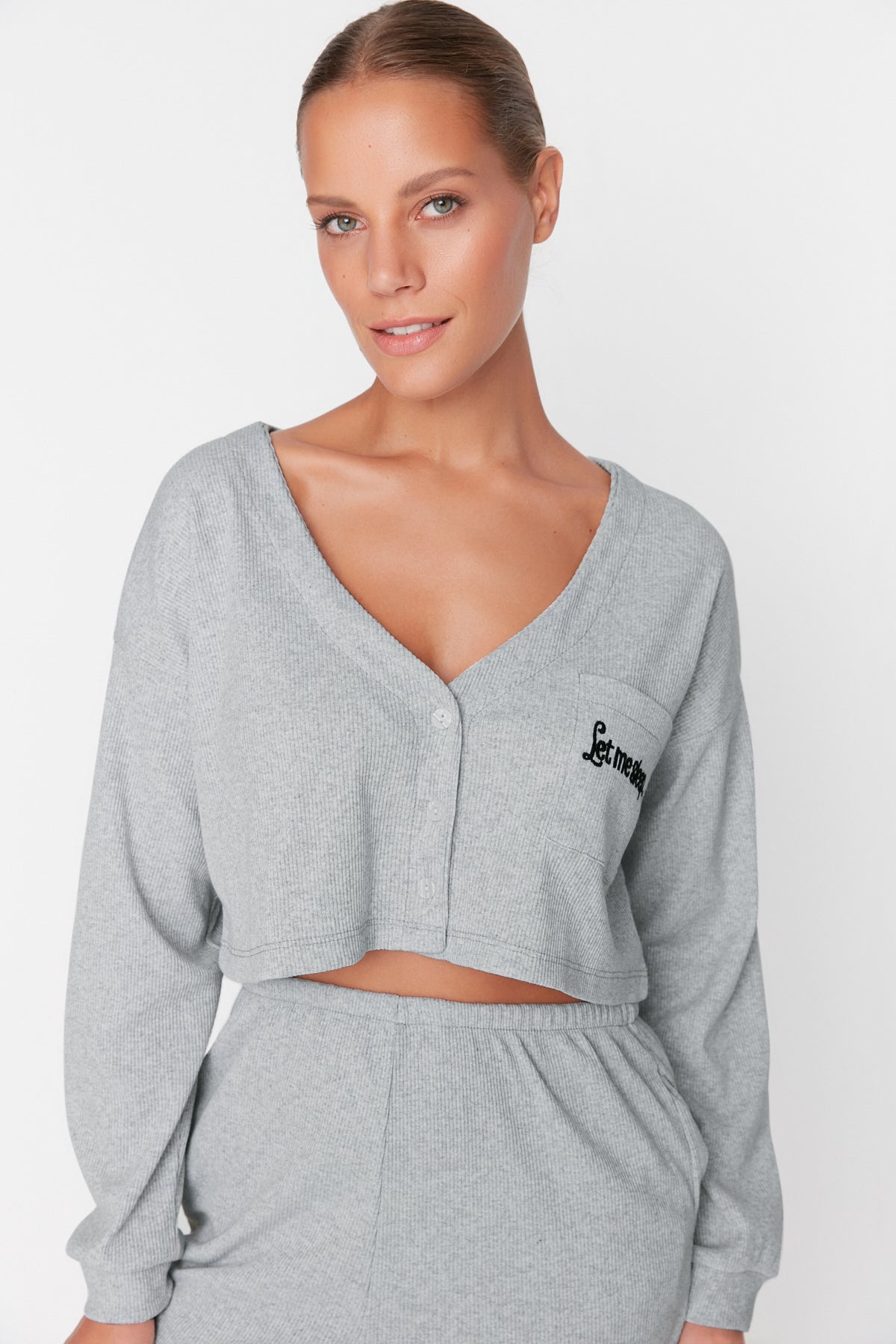 Ribbed Cotton Pajama