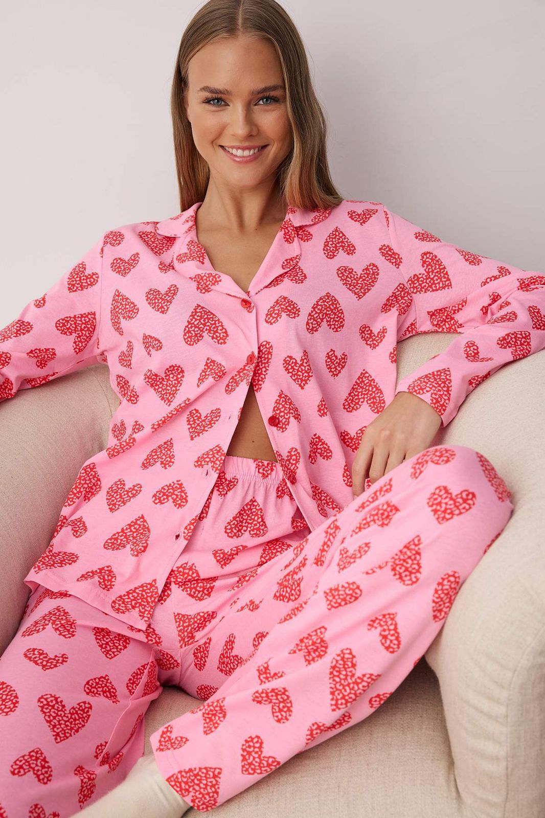 Pink Hearts Pajama