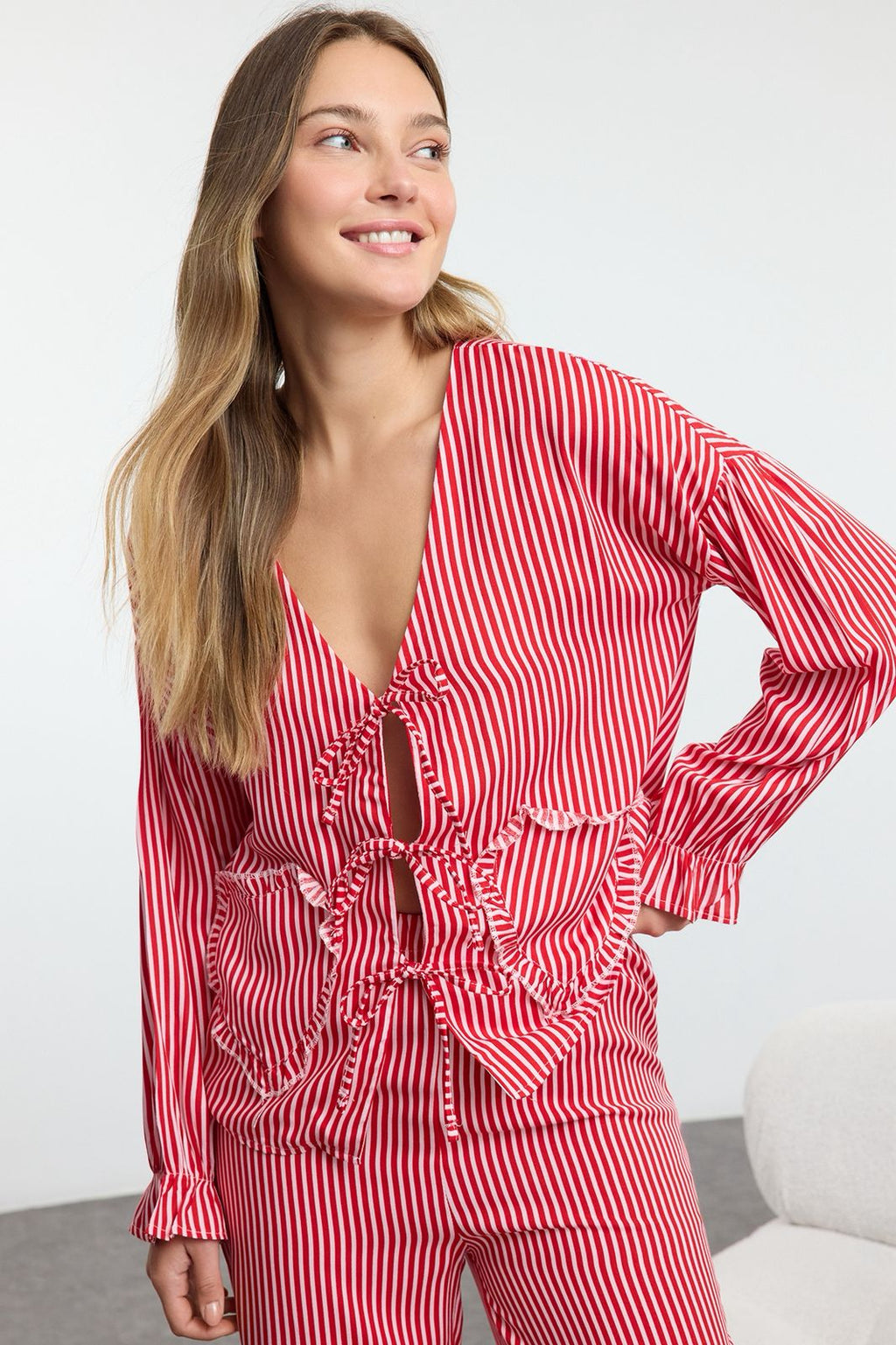 Red Ribbon Bow Pajama