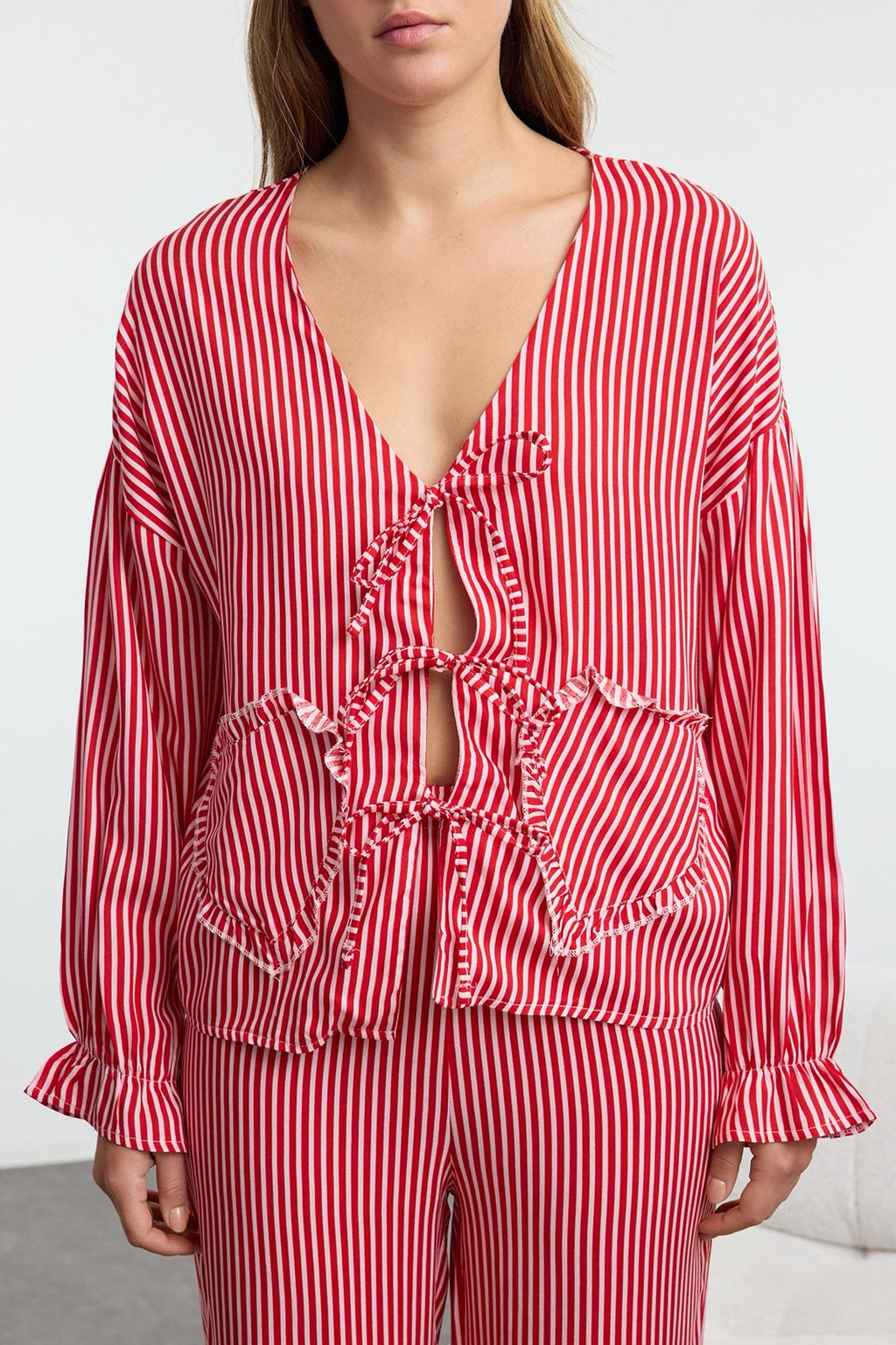 Red Ribbon Bow Pajama