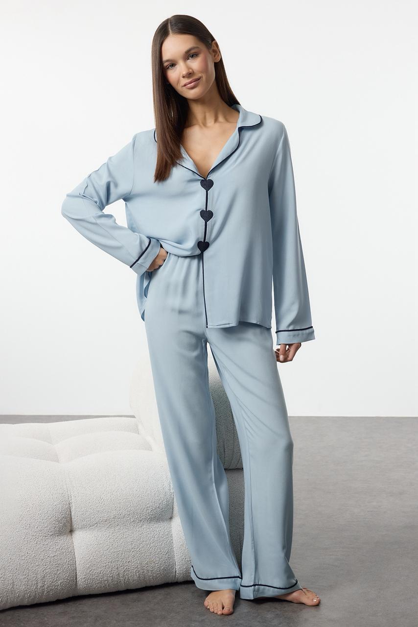 Blue Blushing Hearts Pajama