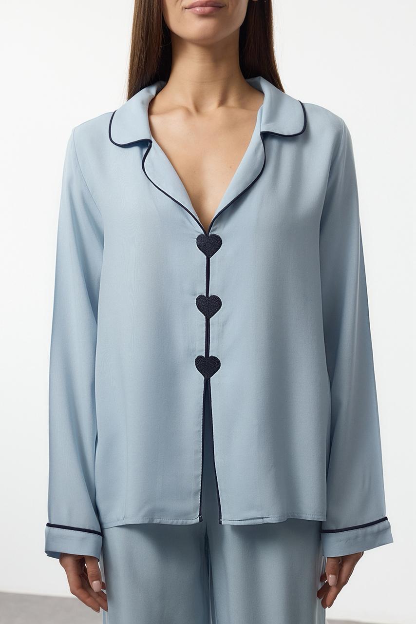 Blue Blushing Hearts Pajama