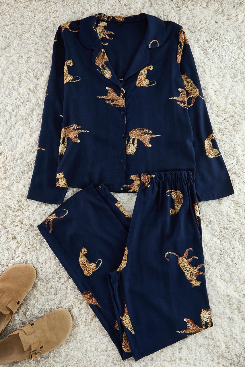 Blue Tiger Pajama