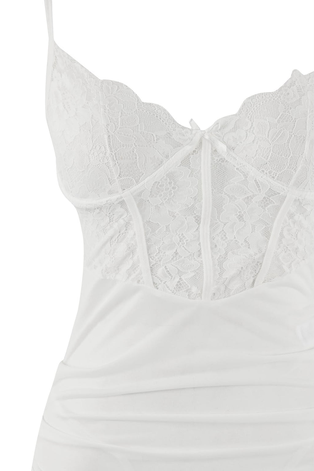 Lace & Tulle white babydoll