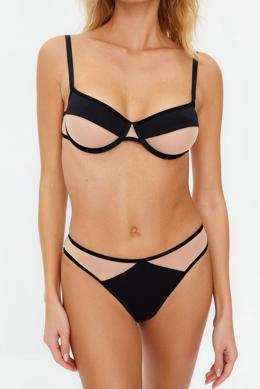 Black Tulle underwear set