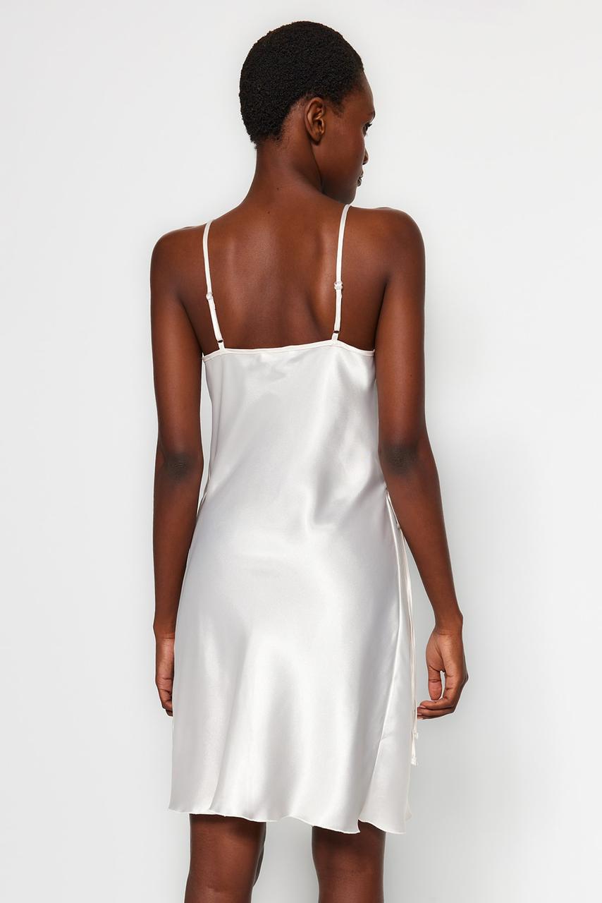 White lace satin Nightdress