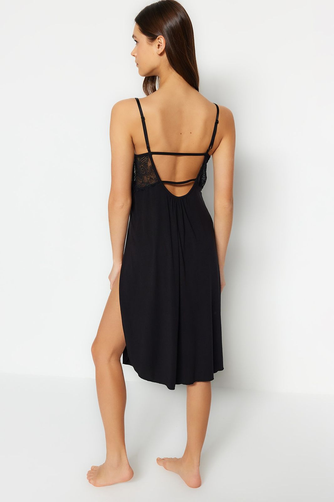 Black Lace Nightdress