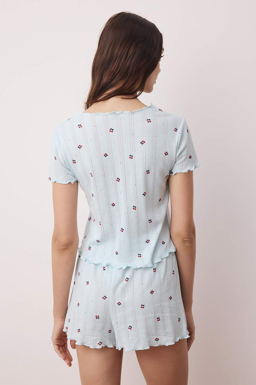 Blue Floral Short